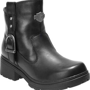 Harley-Davidson Women's Black Leather Motorcycle Boots